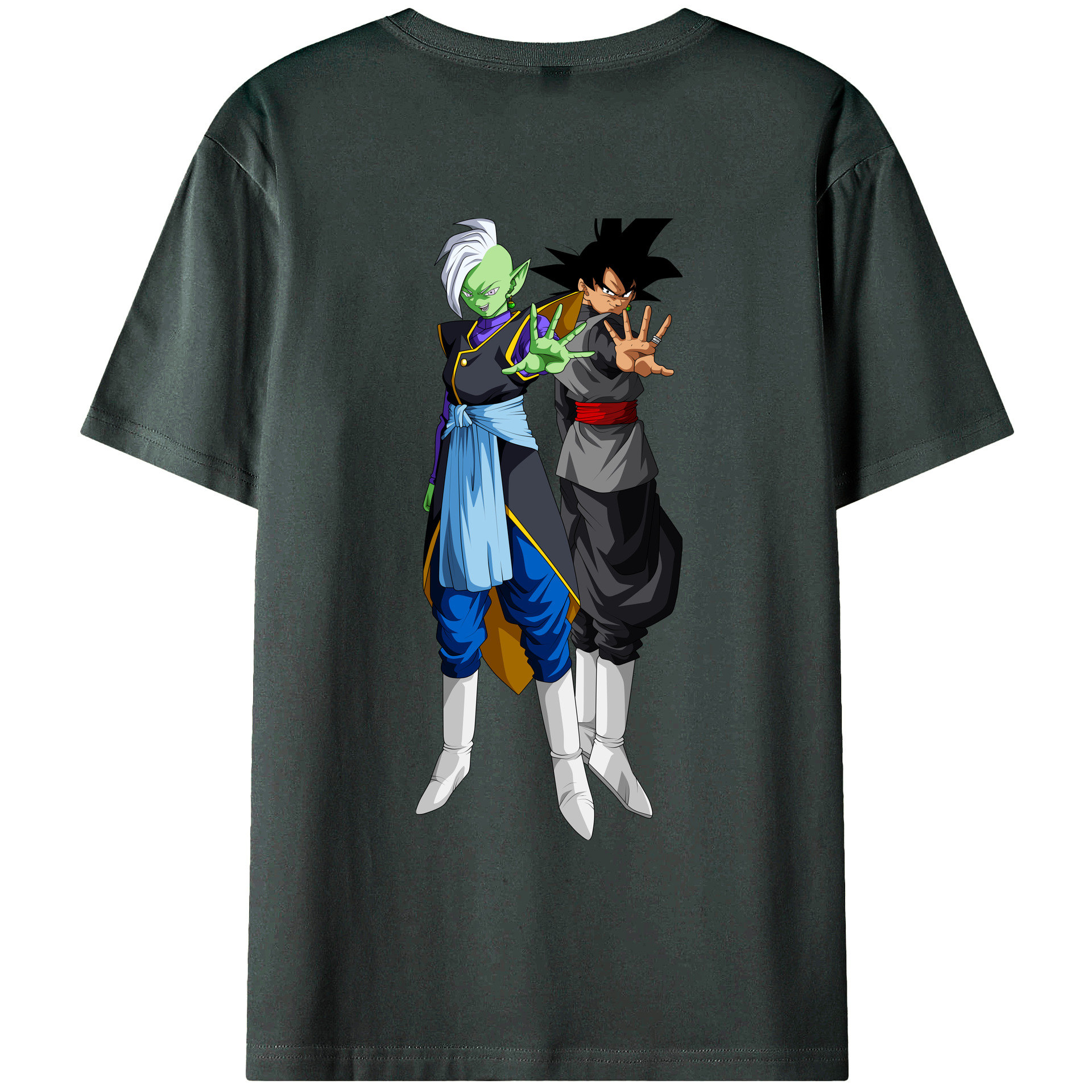 （画像用） ドラゴンボール DRAGON BALL 綿100％ メンズ半袖Tシャツ（バックプリント） 通気性